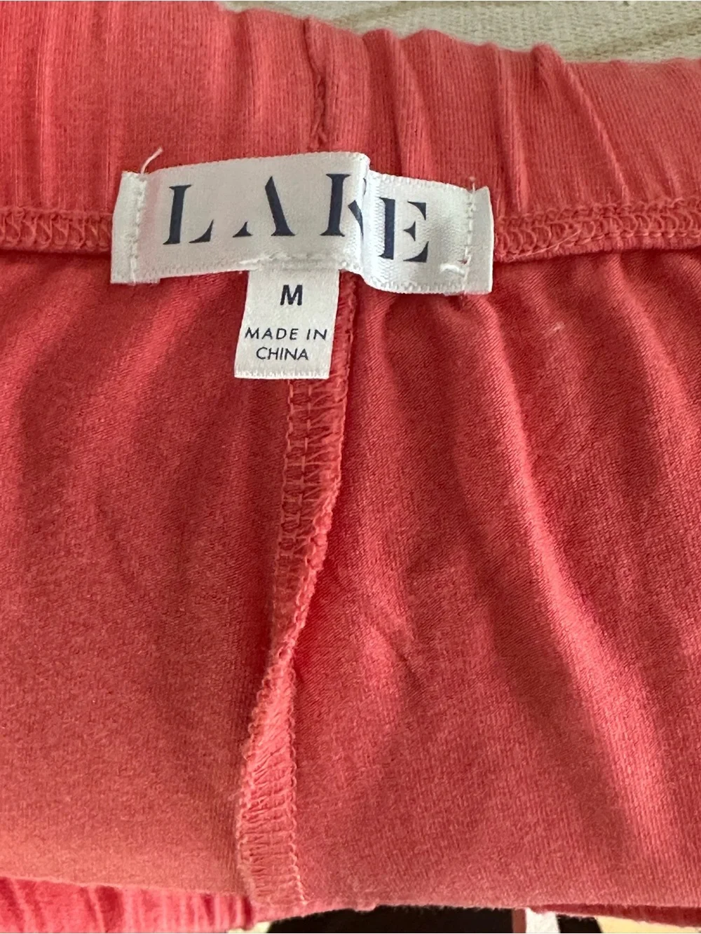 Lakes Luxury brand ..Women’s Coral Stripe Tank & Solid Lounge Pant Set - Picture 3 of 5